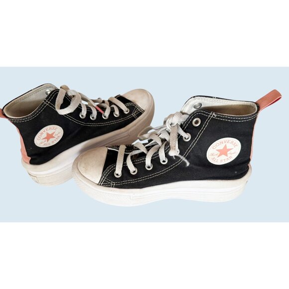 CONVERSE Youth Chuck Taylor All Star Move High Top Platform Sneaker Sz 3 - Picture 7 of 8
